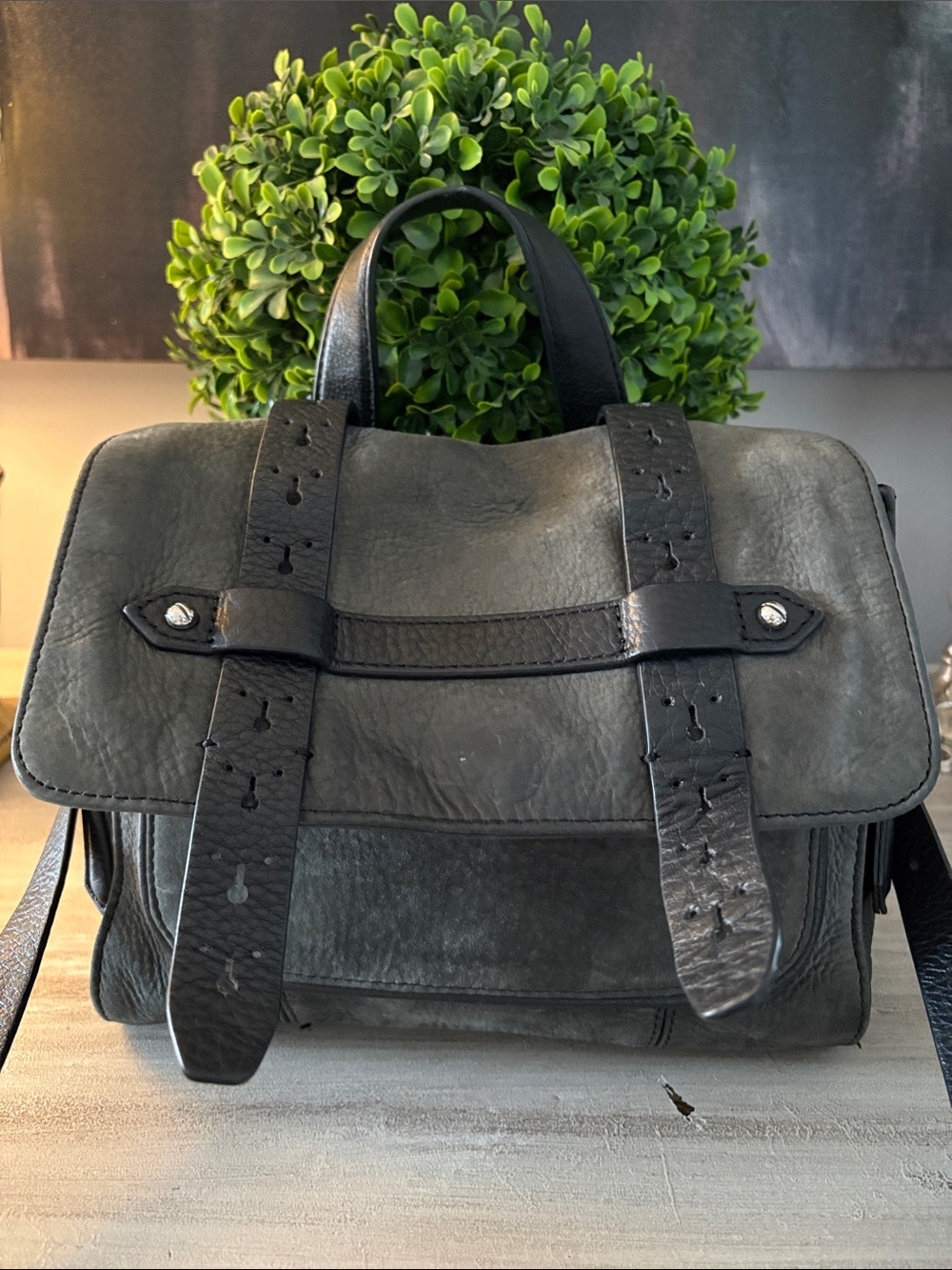 Aimee Kestenberg Lather Saddle Bag